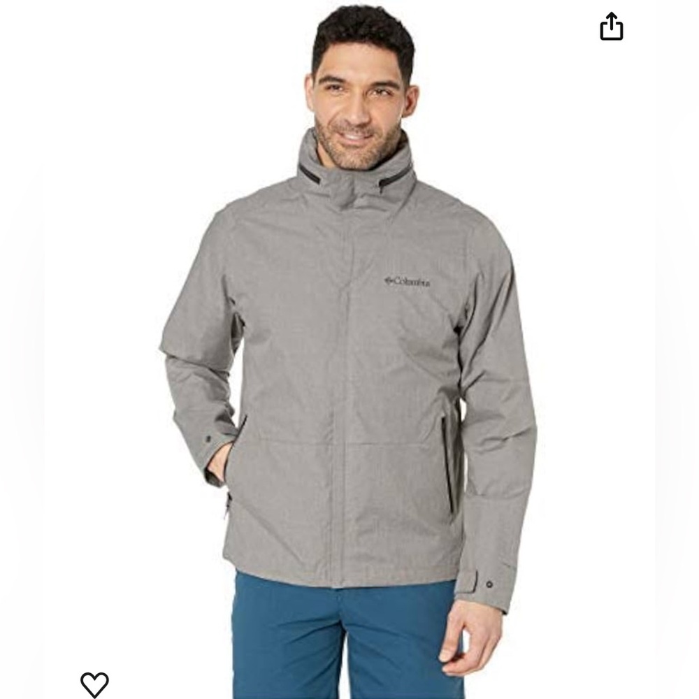 Men's Columbia WESTBROOK Jacket-Boulder Heather Large